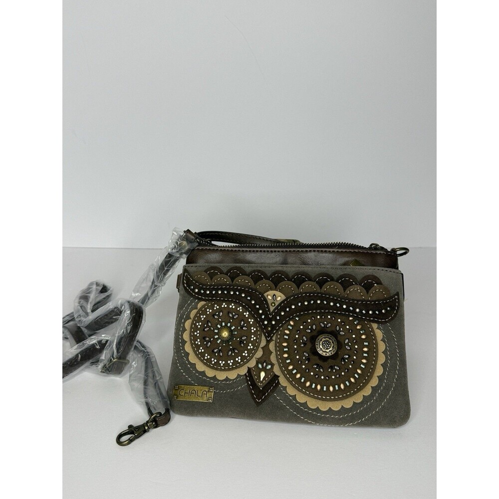 Chala Convertible Owl Small Crossbody Purse Vegan NWT
